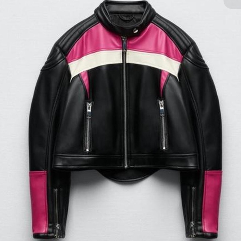 Zara Leather Moto Jacket